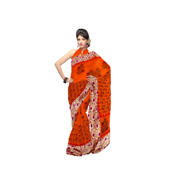 Red Women Saree